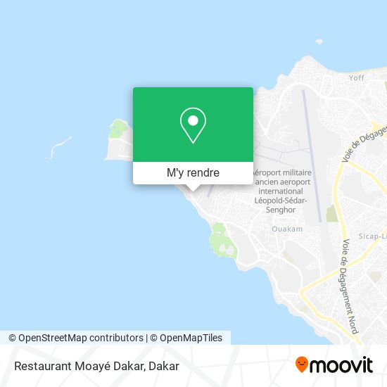 Restaurant Moayé Dakar plan