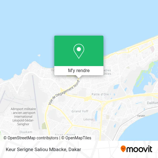 Keur Serigne Saliou Mbacke plan