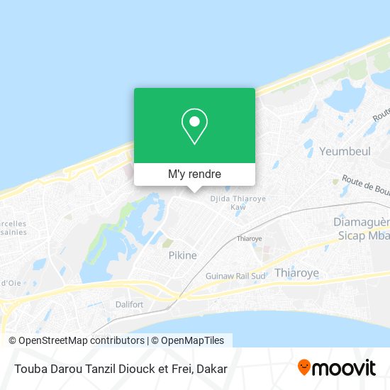 Touba Darou Tanzil Diouck et Frei plan