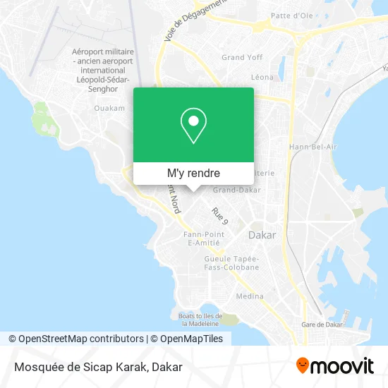 Mosquée de Sicap Karak plan