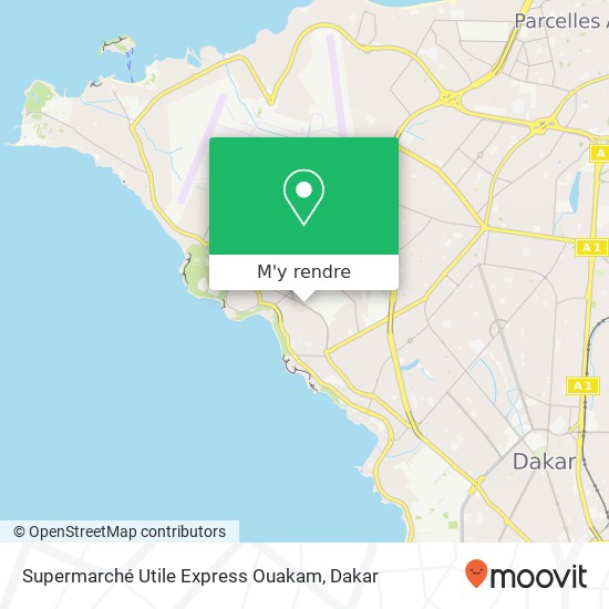 Supermarché Utile Express Ouakam plan