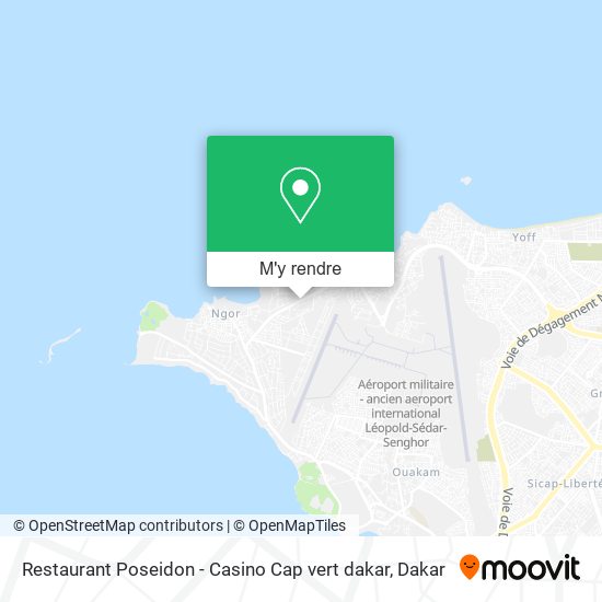 Restaurant Poseidon - Casino Cap vert dakar plan