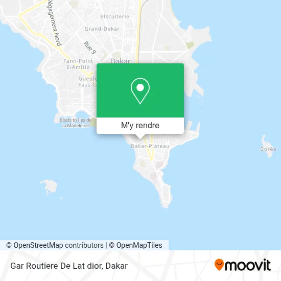 Gar Routiere De Lat dior plan