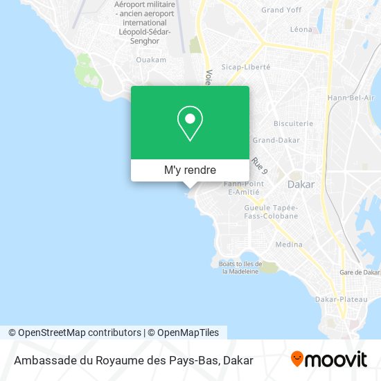 Ambassade du Royaume des Pays-Bas plan