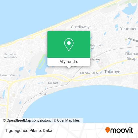 Tigo agence Pikine plan