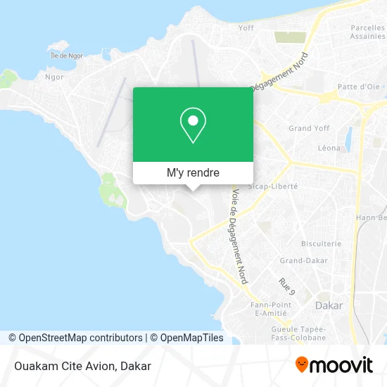 Ouakam Cite Avion plan