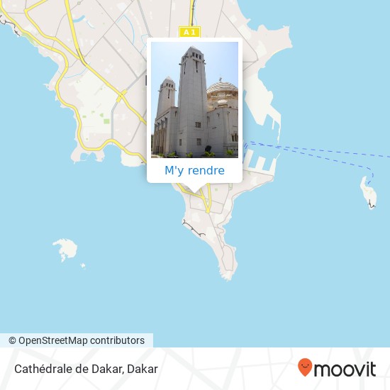 Cathédrale de Dakar plan