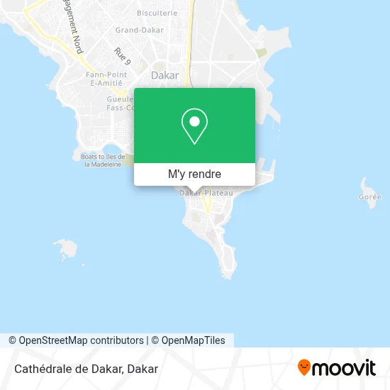 Cathédrale de Dakar plan