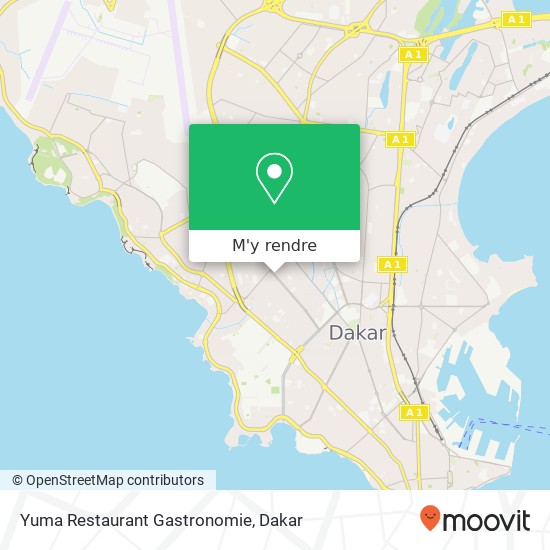 Yuma Restaurant Gastronomie plan