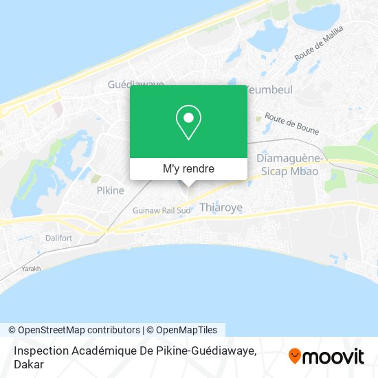 Inspection Académique De Pikine-Guédiawaye plan