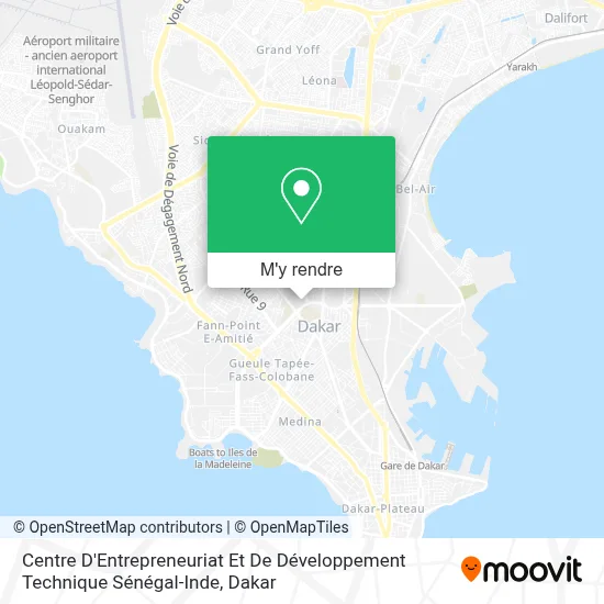 Centre D'Entrepreneuriat Et De Développement Technique Sénégal-Inde plan