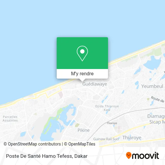 Poste De Santé Hamo Tefess plan