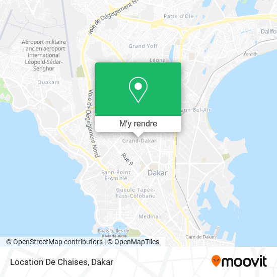 Location De Chaises plan