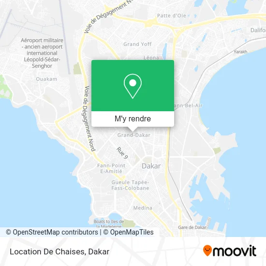 Location De Chaises plan