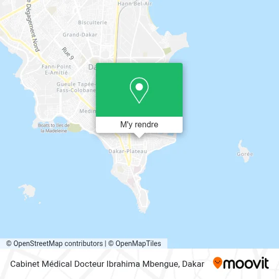 Cabinet Médical Docteur Ibrahima Mbengue plan