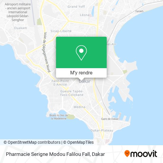 Pharmacie Serigne Modou Falilou Fall plan