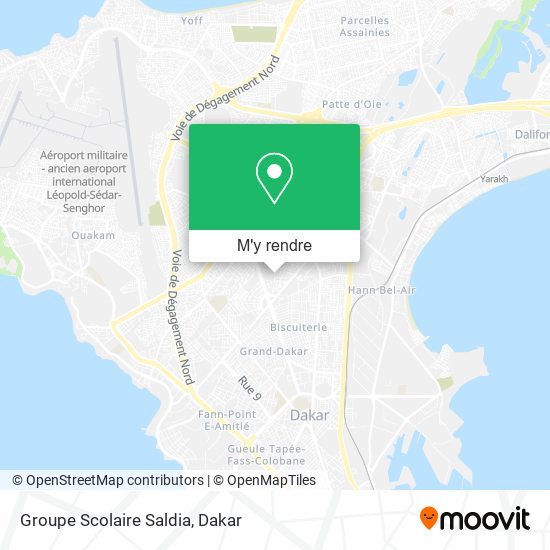 Groupe Scolaire Saldia plan