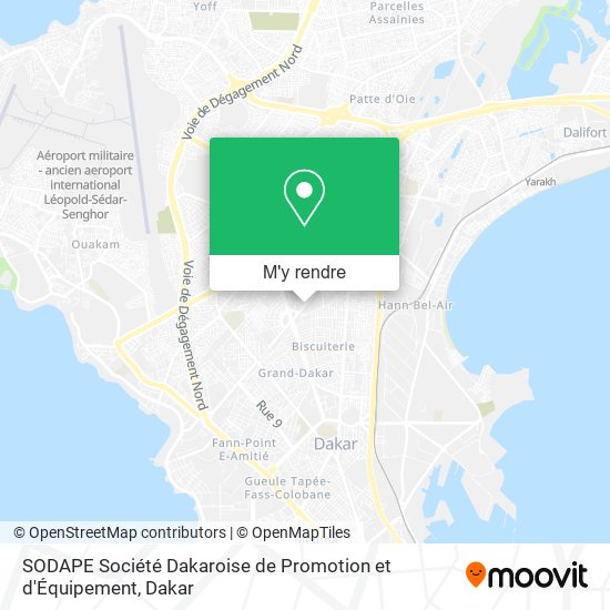 SODAPE Société Dakaroise de Promotion et d'Équipement plan