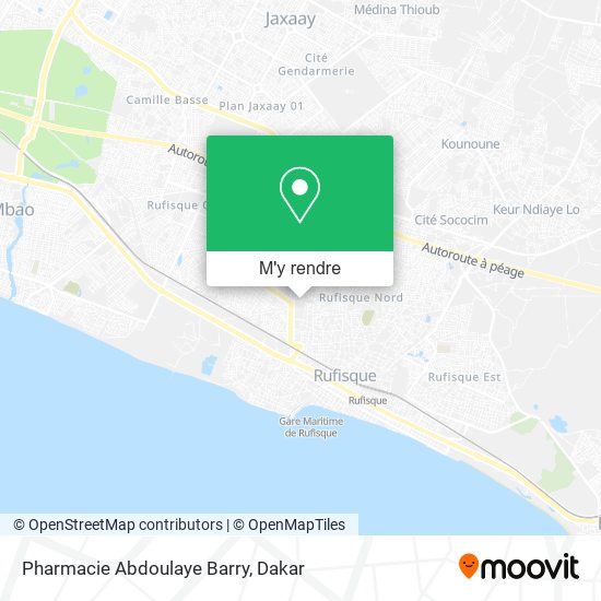 Pharmacie Abdoulaye Barry plan