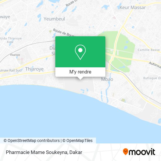 Pharmacie Mame Soukeyna plan