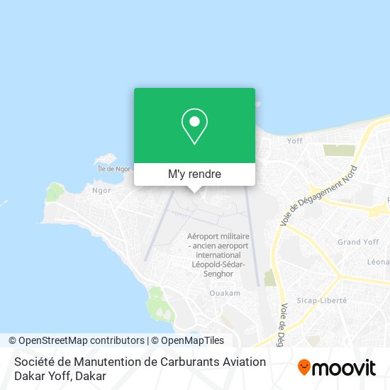 Société de Manutention de Carburants Aviation Dakar Yoff plan