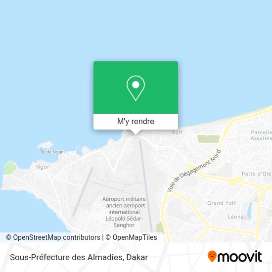 Sous-Préfecture des Almadies plan