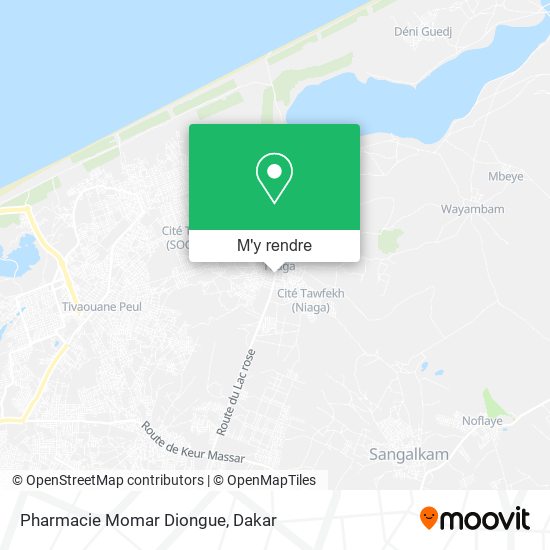 Pharmacie Momar Diongue plan