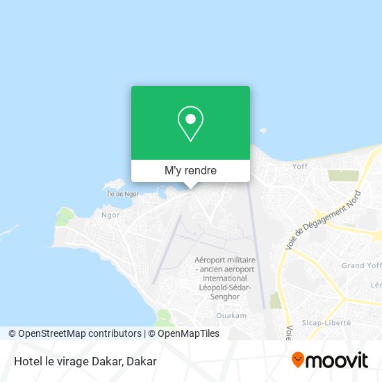 Hotel le virage Dakar plan