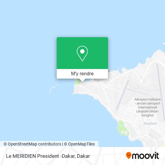 Le MERIDIEN President -Dakar plan