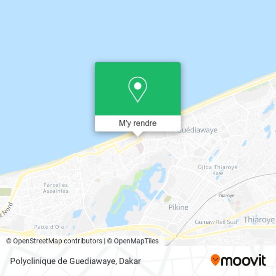 Polyclinique de Guediawaye plan