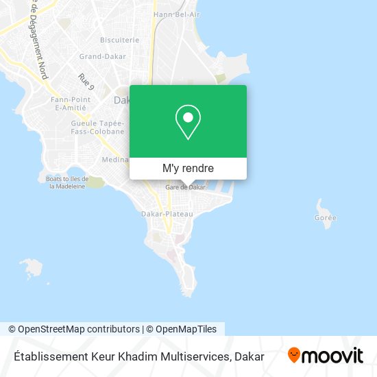 Établissement Keur Khadim Multiservices plan