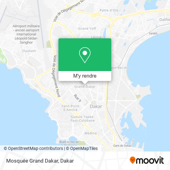 Mosquée Grand Dakar plan