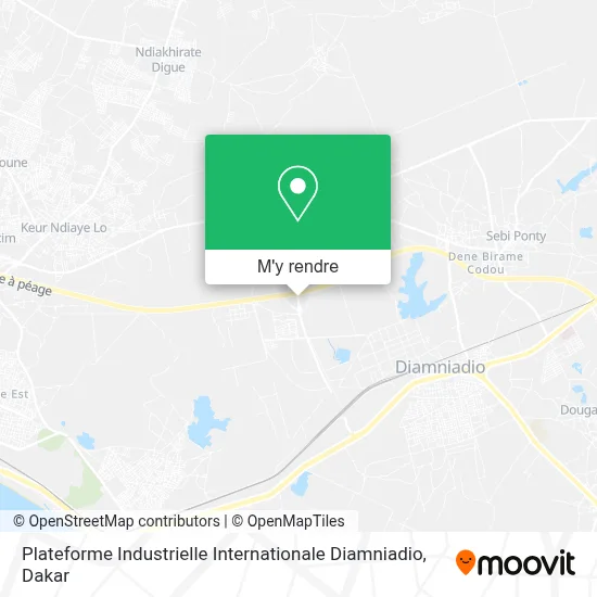 Plateforme Industrielle Internationale Diamniadio plan