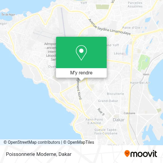 Poissonnerie Moderne plan