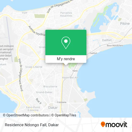Residence Ndongo Fall plan