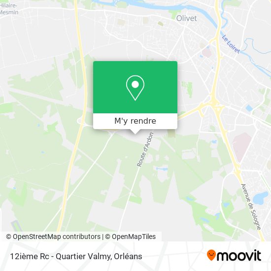 12ième Rc - Quartier Valmy plan