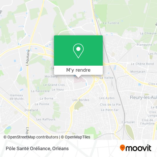Pôle Santé Oréliance plan