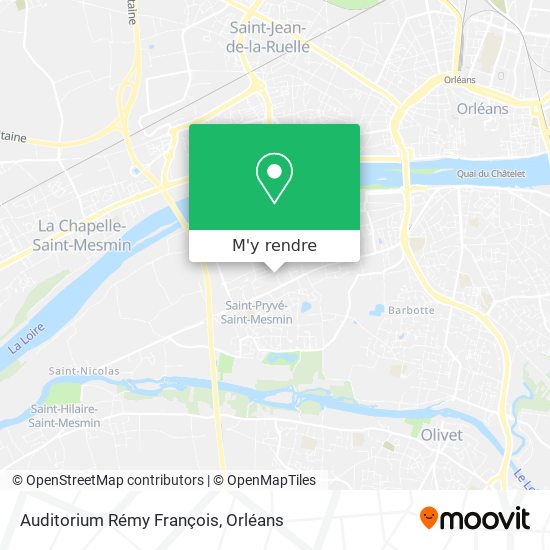 Auditorium Rémy François plan