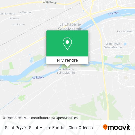 Saint-Pryvé - Saint-Hilaire Football Club plan