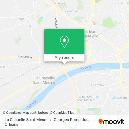 La Chapelle-Saint-Mesmin - Georges Pompidou plan