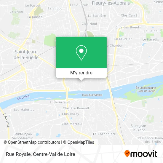 Rue Royale plan
