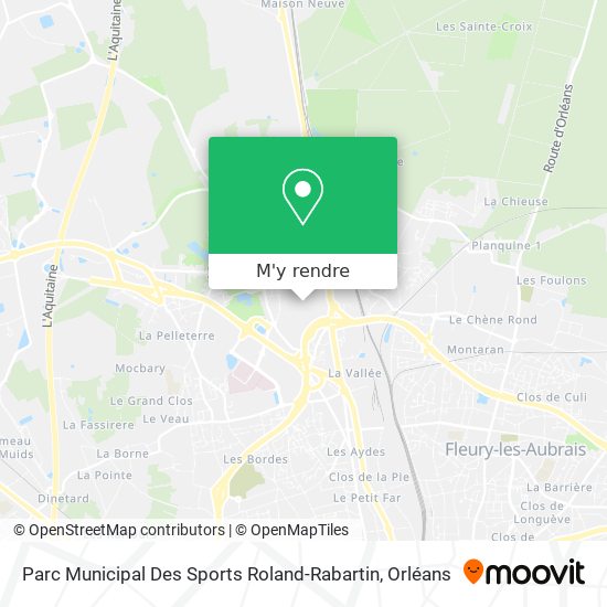 Parc Municipal Des Sports Roland-Rabartin plan