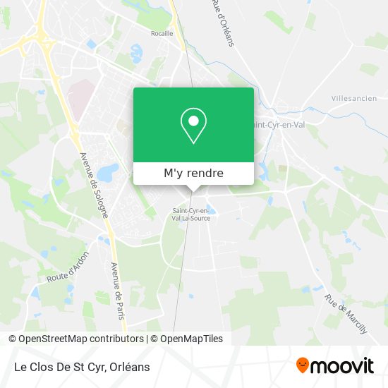 Le Clos De St Cyr plan