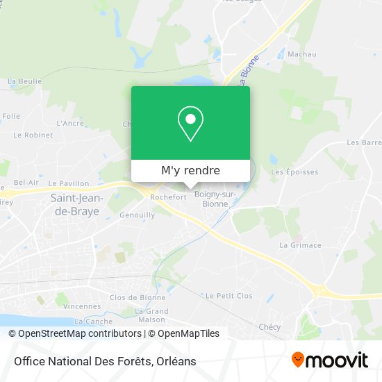 Office National Des Forêts plan