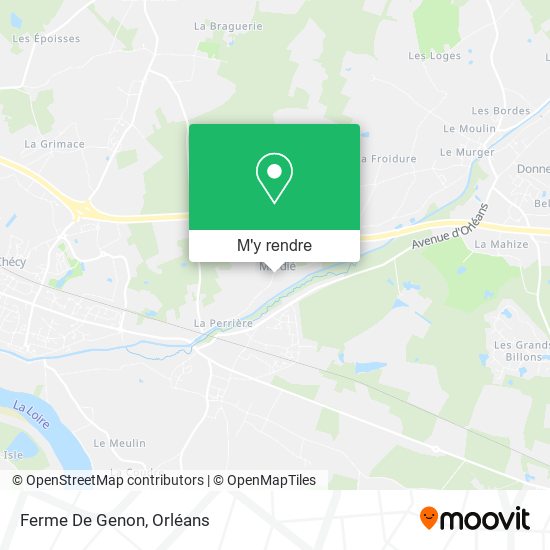 Ferme De Genon plan