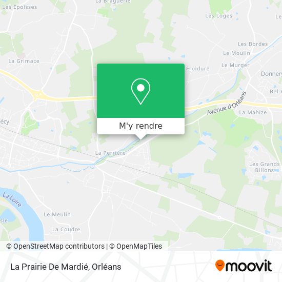 La Prairie De Mardié plan
