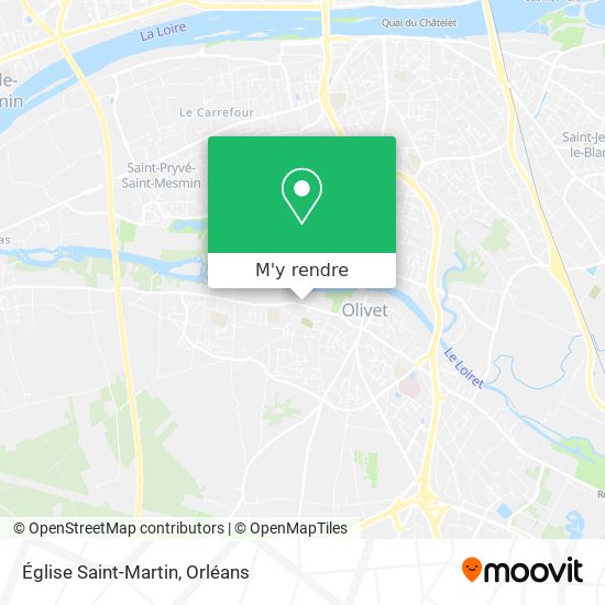 Église Saint-Martin plan