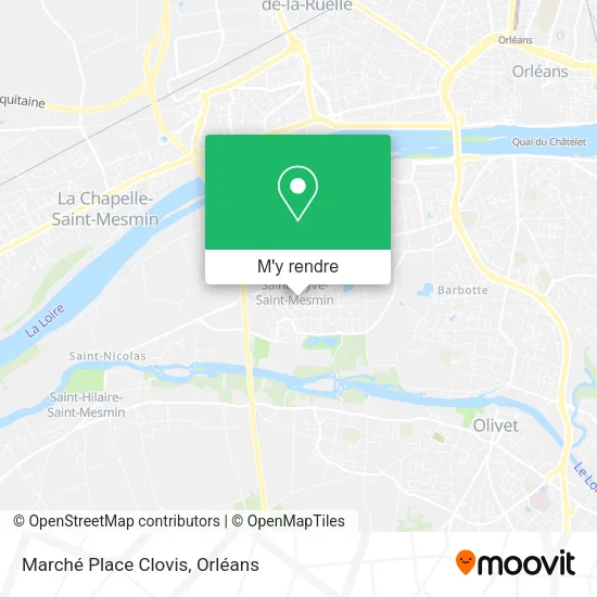 Marché Place Clovis plan