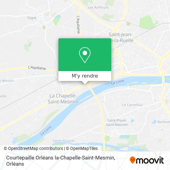 Courtepaille Orléans la-Chapelle-Saint-Mesmin plan