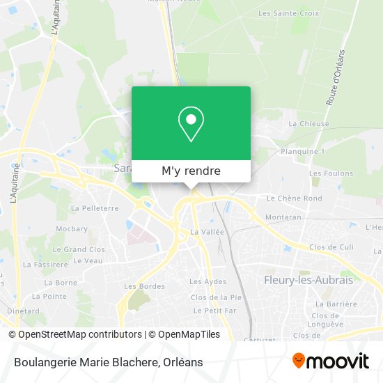 Boulangerie Marie Blachere plan